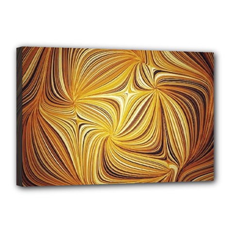 Electric Field Art L Canvas 18  X 12  (stretched) by okhismakingart