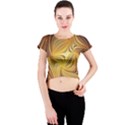 Electric Field Art L Crew Neck Crop Top View1