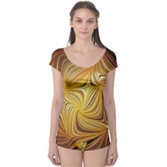 Electric Field Art L Boyleg Leotard  by okhismakingart