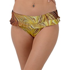 Electric Field Art L Frill Bikini Bottom