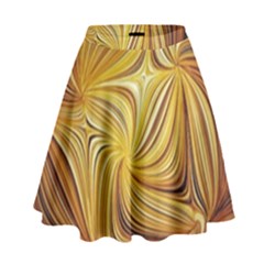 Electric Field Art L High Waist Skirt by okhismakingart