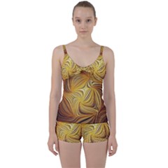 Electric Field Art L Tie Front Two Piece Tankini by okhismakingart