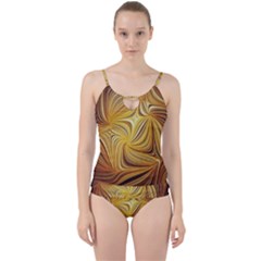 Electric Field Art L Cut Out Top Tankini Set by okhismakingart