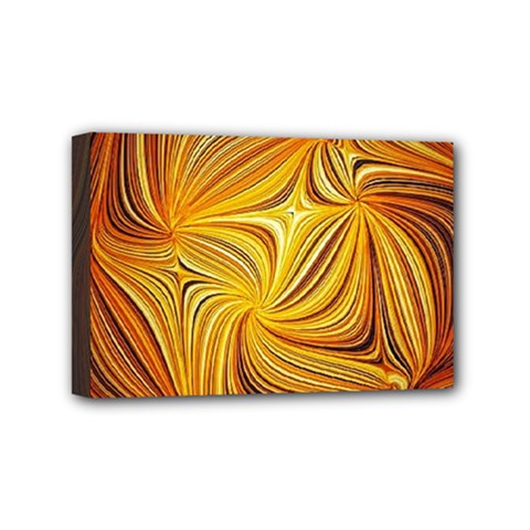 Electric Field Art Li Mini Canvas 6  X 4  (stretched) by okhismakingart