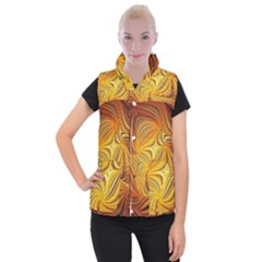 Electric Field Art Li Women s Button Up Vest by okhismakingart