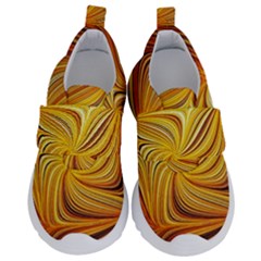 Electric Field Art Li Kids  Velcro No Lace Shoes by okhismakingart