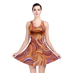 Electric Field Art Liii Reversible Skater Dress by okhismakingart