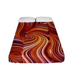 Electric Field Art Liii Fitted Sheet (full/ Double Size) by okhismakingart