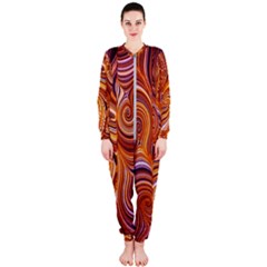 Electric Field Art Liii Onepiece Jumpsuit (ladies)  by okhismakingart