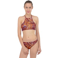 Electric Field Art Liii Racer Front Bikini Set