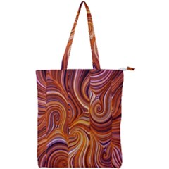 Electric Field Art Liii Double Zip Up Tote Bag by okhismakingart