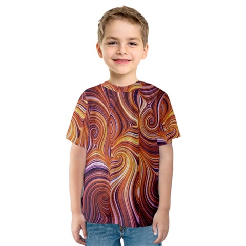 Electric Field Art Liv Kids  Sport Mesh Tee by okhismakingart