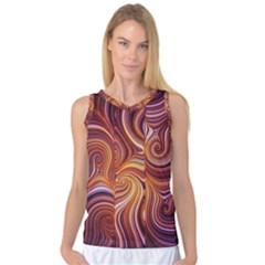 Electric Field Art Liv Women s Basketball Tank Top