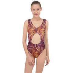 Electric Field Art Liv Center Cut Out Swimsuit