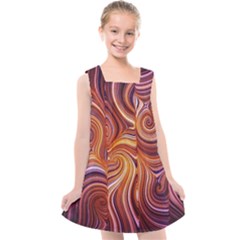 Electric Field Art Liv Kids  Cross Back Dress