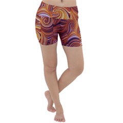 Electric Field Art Liv Lightweight Velour Yoga Shorts by okhismakingart