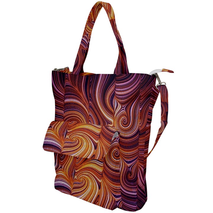 Electric Field Art LIV Shoulder Tote Bag