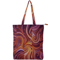 Electric Field Art Liv Double Zip Up Tote Bag by okhismakingart