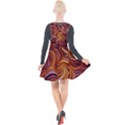 Electric Field Art LIV Plunge Pinafore Velour Dress View2