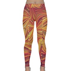 Electric Field Art Lv Classic Yoga Leggings by okhismakingart