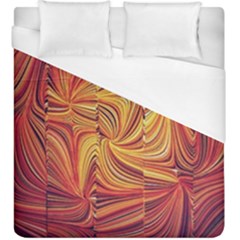 Electric Field Art Lv Duvet Cover (king Size) by okhismakingart