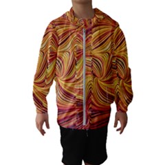 Electric Field Art Lv Kids  Hooded Windbreaker