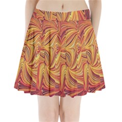 Electric Field Art Lv Pleated Mini Skirt by okhismakingart