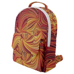 Electric Field Art Lv Flap Pocket Backpack (small)