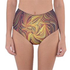 Electric Field Art Lvi Reversible High-waist Bikini Bottoms by okhismakingart