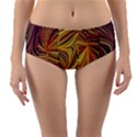 Electric Field Art LVI Reversible Mid-Waist Bikini Bottoms View1