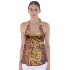 Electric Field Art Lvi Babydoll Tankini Top by okhismakingart