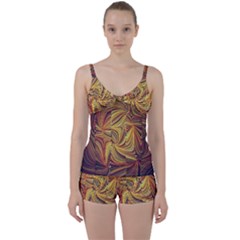 Electric Field Art Lvi Tie Front Two Piece Tankini by okhismakingart