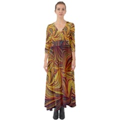 Electric Field Art Lvi Button Up Boho Maxi Dress by okhismakingart