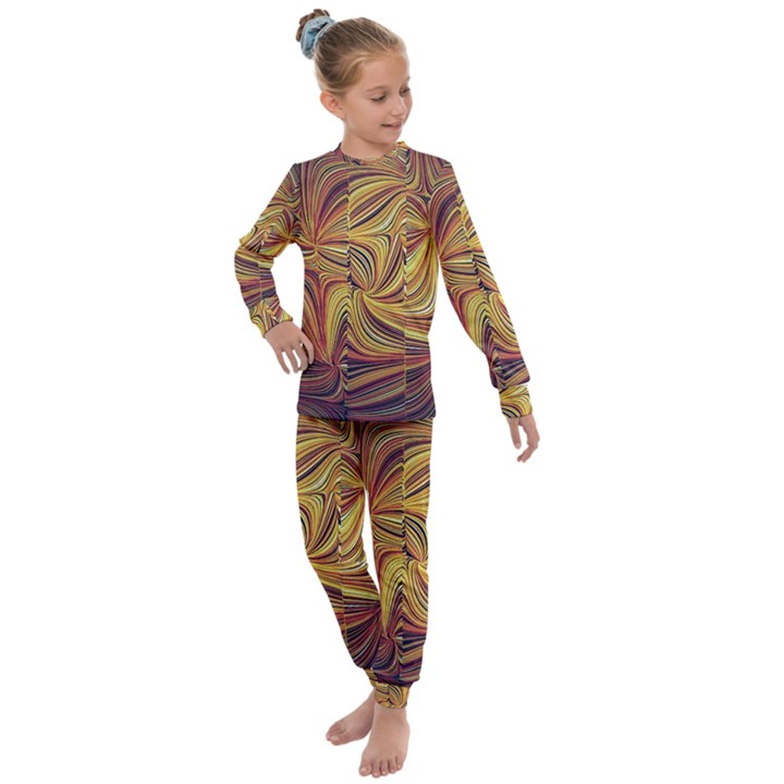 Electric Field Art LVI Kids  Long Sleeve Set 