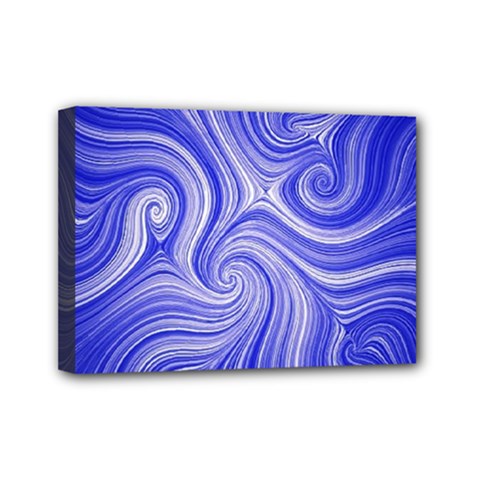 Electric Field Art Lvii Mini Canvas 7  X 5  (stretched) by okhismakingart