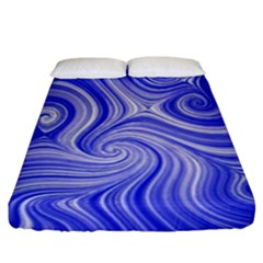 Electric Field Art Lvii Fitted Sheet (king Size) by okhismakingart