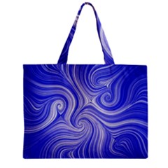 Electric Field Art Lvii Zipper Mini Tote Bag by okhismakingart