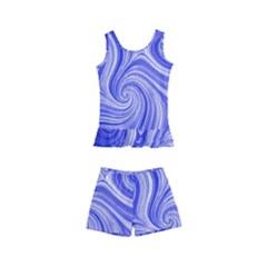 Electric Field Art Lvii Kids  Boyleg Swimsuit by okhismakingart