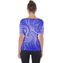 Electric Field Art LVII Shoulder Cut Out Short Sleeve Top View2