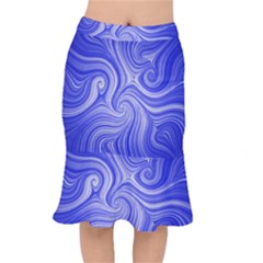 Electric Field Art Lvii Mermaid Skirt by okhismakingart