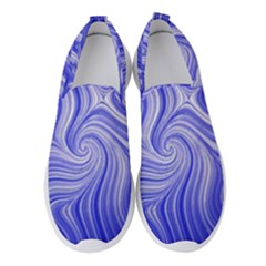 Electric Field Art Lvii Women s Slip On Sneakers by okhismakingart