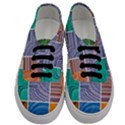 Electric Field Art Collage I Men s Classic Low Top Sneakers View1