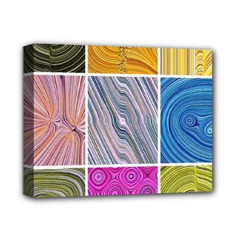 Electric Field Art Collage Ii Deluxe Canvas 14  X 11  (stretched) by okhismakingart