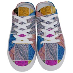 Electric Field Art Collage Ii Half Slippers by okhismakingart