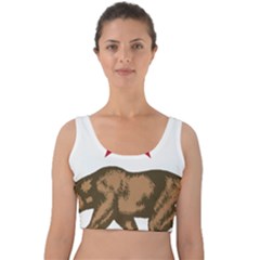 Bear Bear Velvet Crop Top