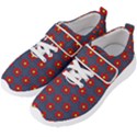 Red Begonias Men s Velcro Strap Shoes View2