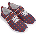 Red Begonias Men s Velcro Strap Shoes View3