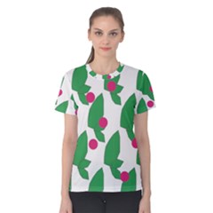 Feuilles Et Pois Women s Cotton Tee