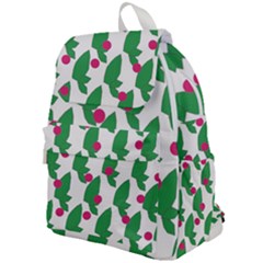 Feuilles Et Pois Top Flap Backpack