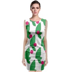 Feuilles Et Pois Classic Sleeveless Midi Dress